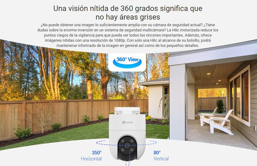 Cámara 360º Wifi Ezviz H8c Con Seguimiento