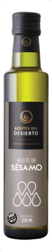 Aceite De Sesamo 100% Virgen Aceites Del Desierto 250ml