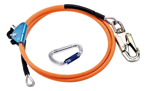 Climb Positioning Lanyard Flipline Ajustable Con Mosquetón