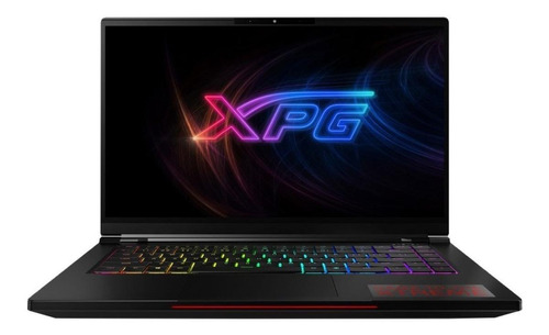 Imagen 1 de 5 de Laptop gamer XPG Xenia negra 15.6", Intel Core i7 9750H  32GB de RAM 1 TB SSD, NVIDIA GeForce RTX 2070 144 Hz 1920x1080px Windows 10 Home