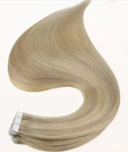 Tape Hair Cabello Natural 100%humano Extensión Adhesivas 10u