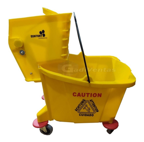 Coche Escurridor De Trapeador Limpieza Pisos Carrito 36 L