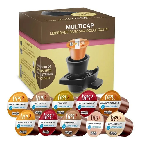 Icafilas Adapter Capsule For Original Nespresso Dolce Gusto Coffee Machine  Rusable Filter Multicap Taste Adapter Dolce Gusto - Coffee Filters -  AliExpress