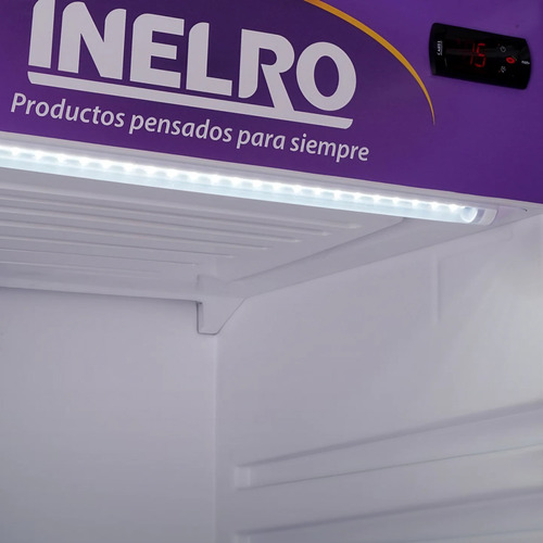 Inelro Mt-17ng Heladera Expositora Exhibidora Vertical 460l Blanco