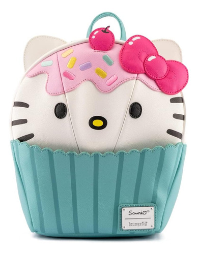 Loungefly Sanrio Hello Kitty Cupcake Adulto Mujer Doble Corr