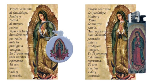 40 Recuerdo Llavero Destapador Encendedor Virgen Guadalupe