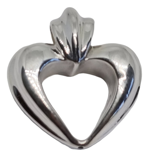 Dije Plata Inflada Corazon Grande