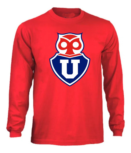 Polera Manga Larga Universidad De Chile U Fanaticos Club*