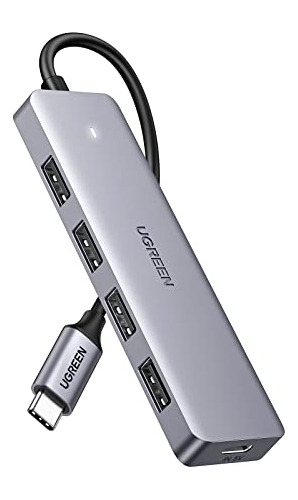 Hub Ugreen Usb C De 4 Puertos, Hub Usb C A Usb Con 4 Usb 3.0