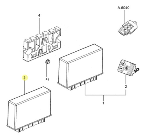 Modulo De Travamento Das Portas Por Controle Remoto Ecosport