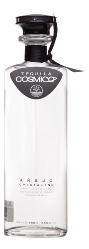 Tequila Cosmico Añejo Cristalino 750 Ml