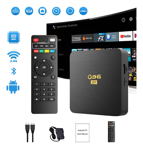 Tv Box Android 4k Ultra Hd Streaming Incluye Mag Tv