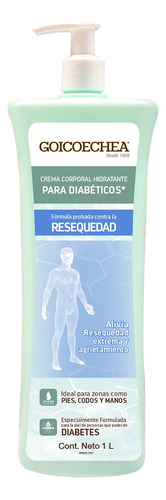  Crema Hidratante Corporal Diabaetex Goicoechea 1 L