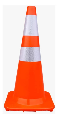 Cono De Tránsito (pvc) Liviano 70cm Naranja