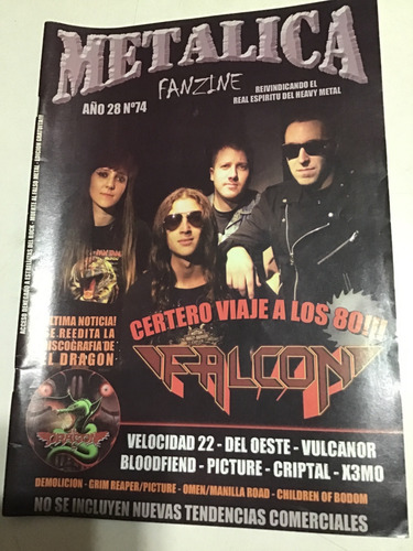 Metalica Fanzine 78 Abril 2016 Harpoon Nuclear Assault (Usado)