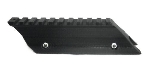 Imagem 4 de 10 de Mount Trilho Elevado Red Dot Elevação 20 Mm 10cm Airsoft 3d