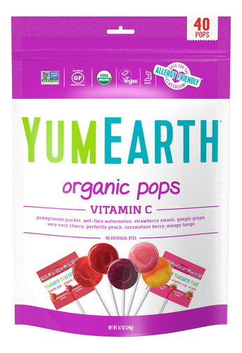 Yumearth - Paquete Variado De Paletas Orgnicas Con Vitamina