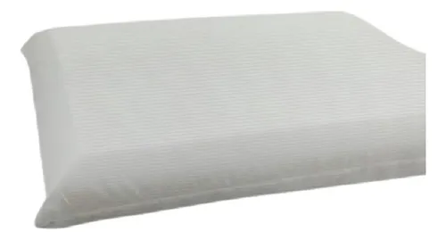 Almohada Viscoelastica 60x40x10 Microfibra Rayas