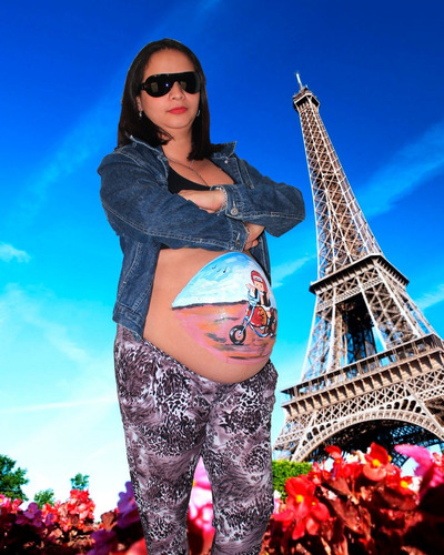Body Paint Sesión Fotográfica Para Embarazadas