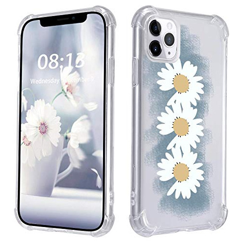 Daisy Flower Petal iPhone 11 Pro Case,ultra Drop-proof Trans