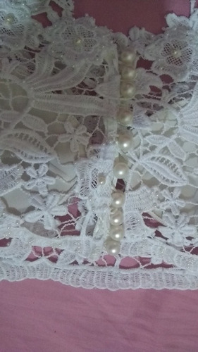 Vestido Novia Dos Piezas Talle M