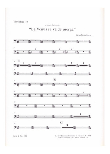La Venus Se Va De Juerga Para Cuarteto De Cuerdas (partes).