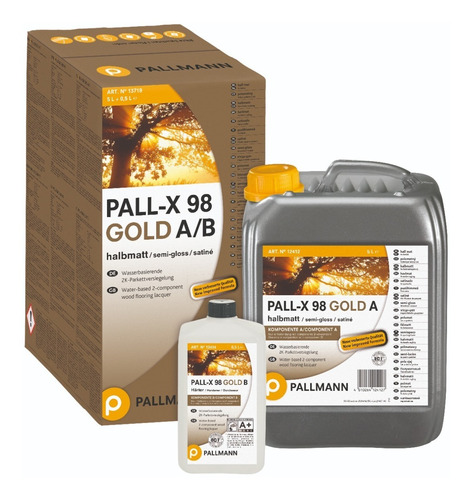 Hidrolaqueado Pallmann-x 98 Gold 5 Lts Tránsito Extremo