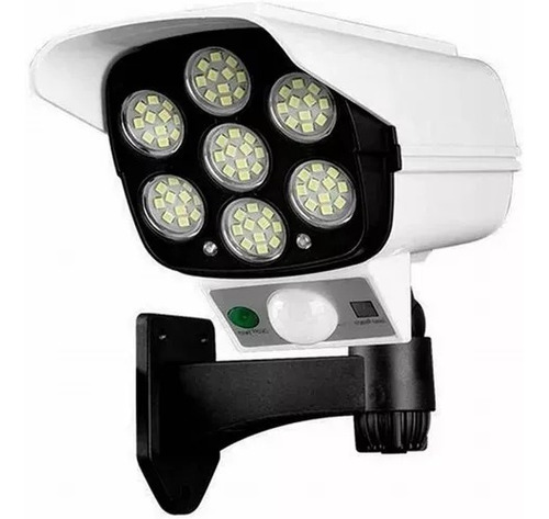 Foco Led Solar Con Sensor Tipo Camara