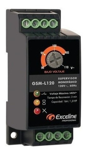 Supervisor Voltaje Bornes Cargas Monofasicas 120v. Gsm-l120