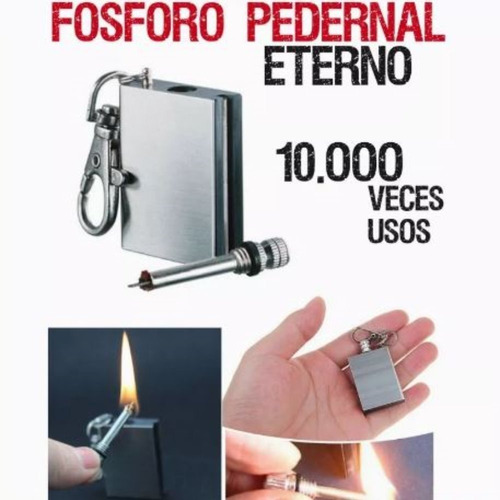 Imagen 4 de 5 de Fosforo Pedernal Supervivencia Recargable Eterno