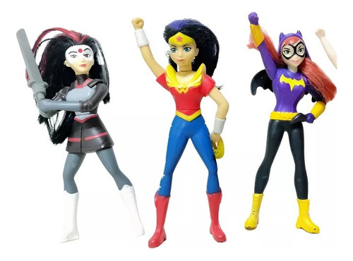 Dc Super Hero Girls Colección Mc Donalds 2016 Completa (Usado)