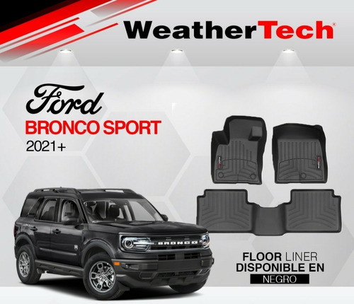 Alfombras Weathertech Para Ford Bronco 2021+ 