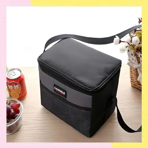Lunchera Bandolera Escolar Termica Azul Sannea 9,5 L