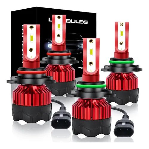comprar Kit De Focos Led 9005 Hb3+9006 Hb4 Alto Y Bajo Csp 6000k 4pz