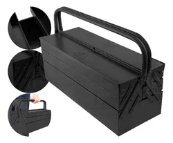 Comprar Caixa Para Ferramentas Sanf. 5 Gavetas 50 Cm Fercar - Preto no Mercado Livre