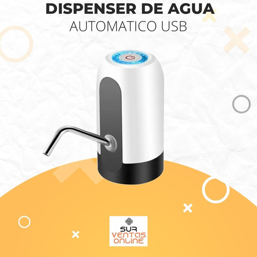 Imagen 1 de 4 de Dispenser De Agua Automatico Bomba Dispenser Bidon Usb