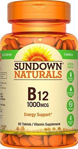 Sundown Naturals Vitamina B-12 60 Tabletas (paquete De 3)