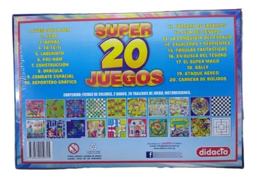 Juego De Mesa Super 20 Juegos