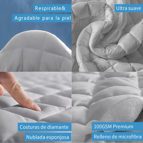 Cubrecolchón Impermeable 1.5 Plazas + Funda De Almohada