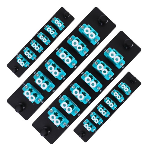 Gesd 4pcs 6 Duplex 12 Adapters Lc Lc Om3 Patch Panel