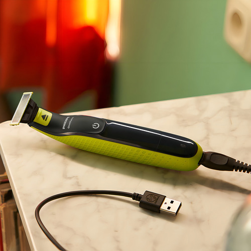 Philips Oneblade Qp2824/10 Afeitadora Verde Lima 5 Peines Verde Lima