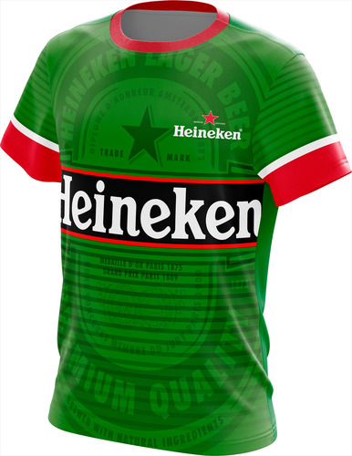 Camiseta Heineken 1 Fullprint Cerveza Todos Los Talles