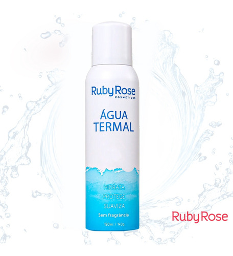 Água Termal Sem Fragrância Hb306 Ruby Rose 150ml - Kit Com 2