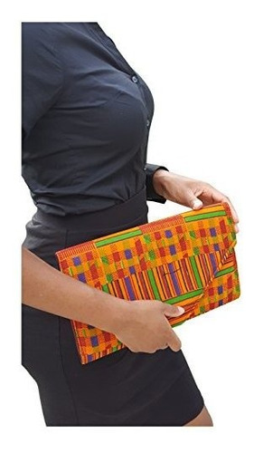 Africano Kente Impresion Bolso De Embrague