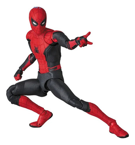 Figura De Acción Mafex 113 Spiderman Lejos De Casa