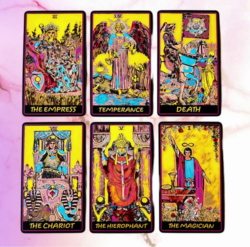 The Pop-art Tarot Deck - Mazo Clásico Con Color Pop, Stock