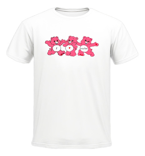 Turrobaby Remera I Love Wachas - Meme - Trap Plug - Cantante
