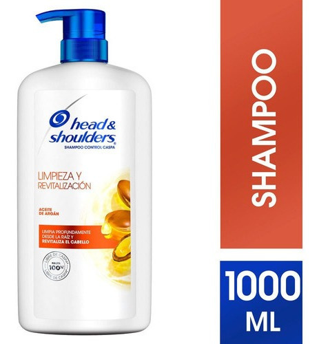 Shampoo Head & Shoulders Limpieza Revitalizacion Aceite Arga