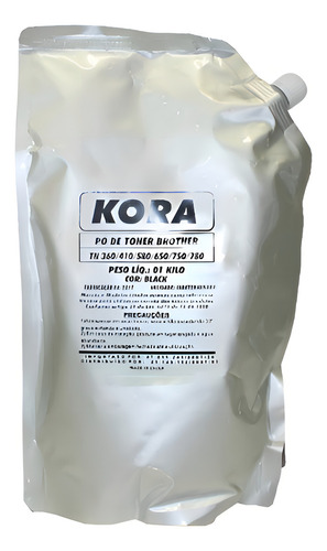 1kg Pó Compatível Para Brother Tn350 360 580 660 750 780
