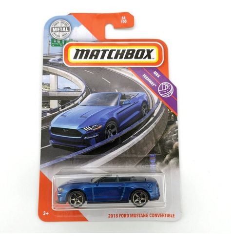 Matchbox # 54/100 - 2019 Ford Mustang Convertible - Gkl03